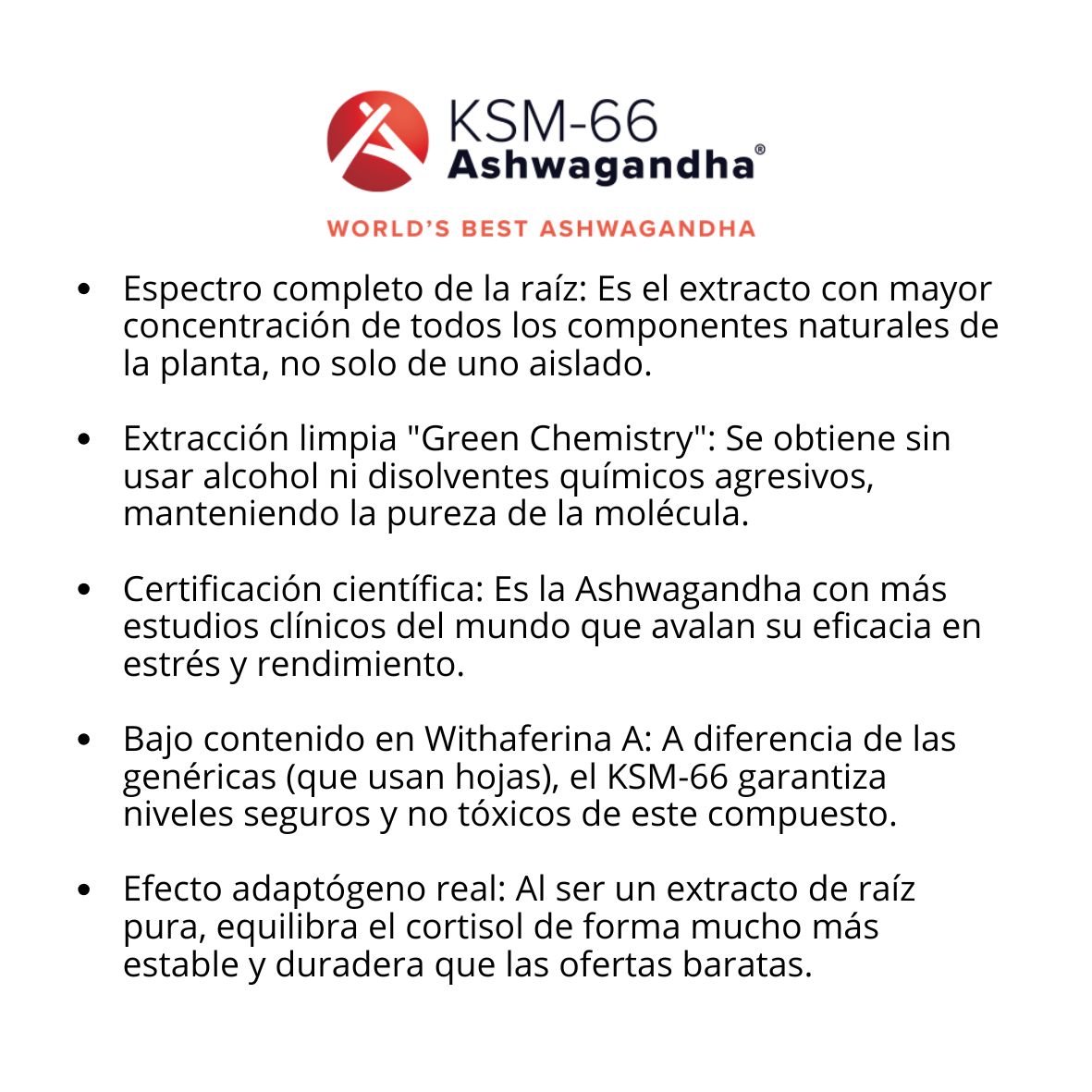 ASHWAGANDHA KSM-66®+MAGNESIO 60 cápsulas - Imagen 3