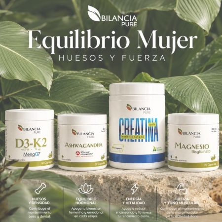 Equilibrio Mujer · Huesos y Fuerza